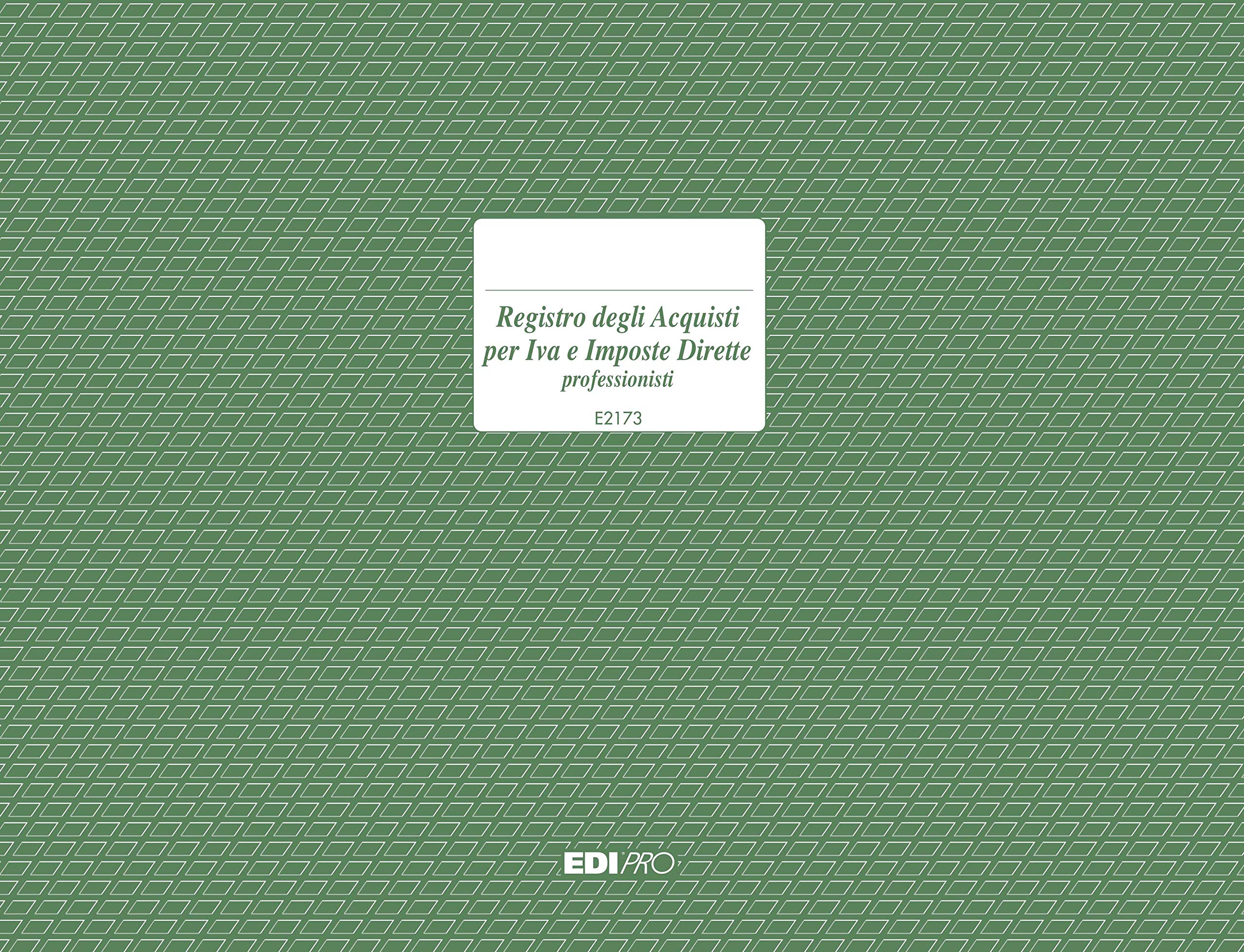 EDIPRO - E2173 - Professional Purchase Register/Payments 19 Pages f.to 31x24,5