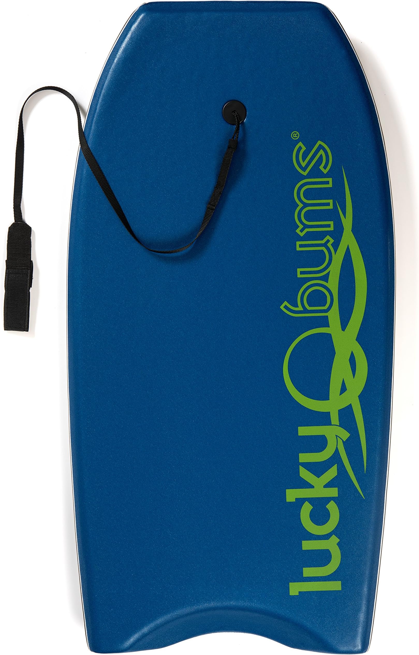 Lucky BumsBoogie Board for Kids and Adults - Body Boards for Beach, River, & Lake, Mini Wakeboard with EPS Core Slick Bottom and Leash