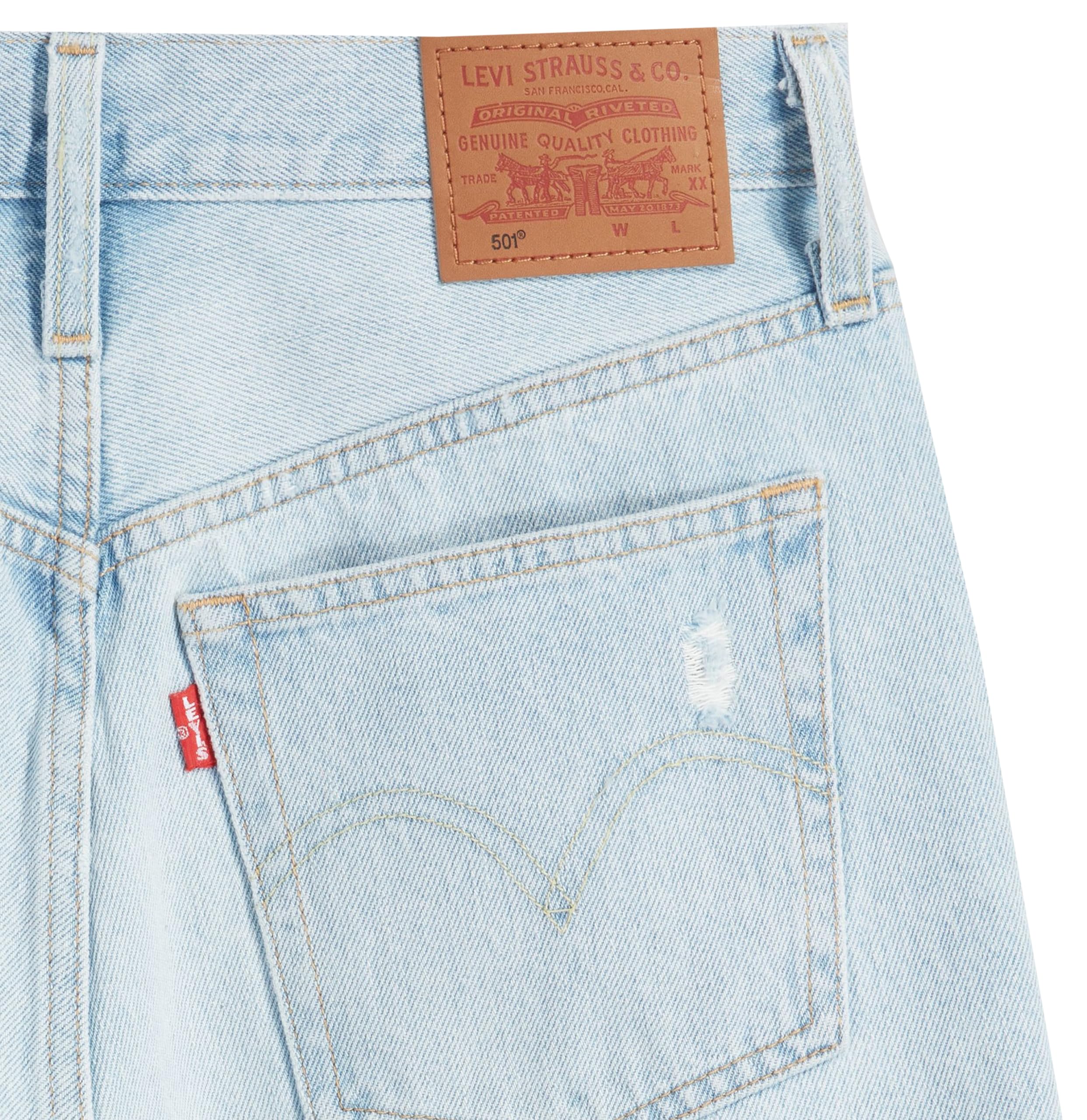Levi's 501 Original Short en Denim Femme