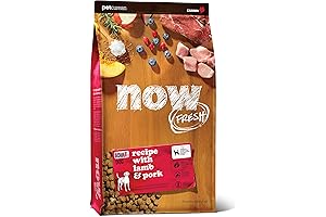 Now Fresh Grain-Free Dry Dog Food, Lamb and Pork, 3.5 lb Bag