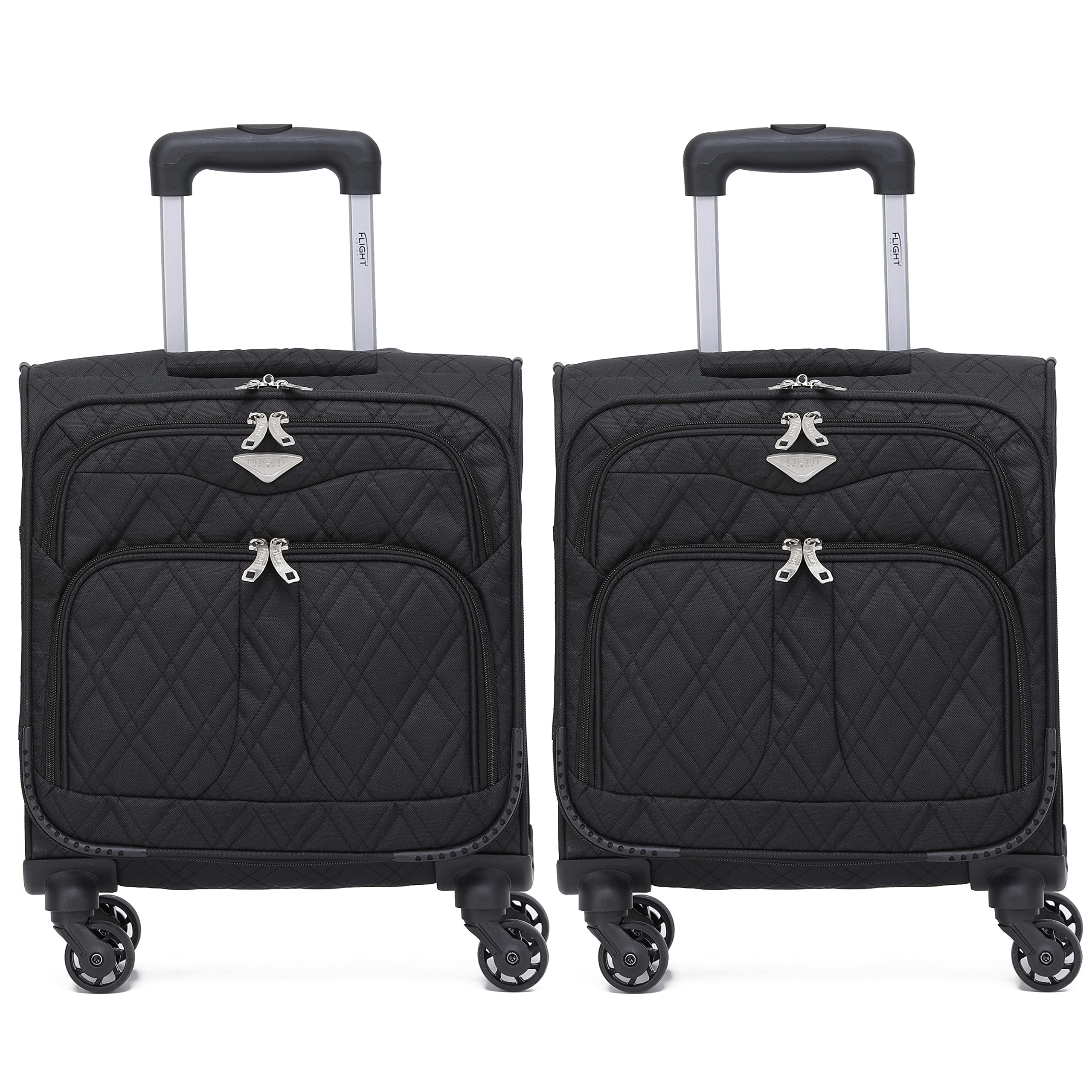 Flight Knight Lightweight 4 Wheel 800D Soft Case Suitcases Anti Crack Cabin & Hold Luggage Options Approved for Over 100 Airlines Including easyJet, BA & Many More! — view 105