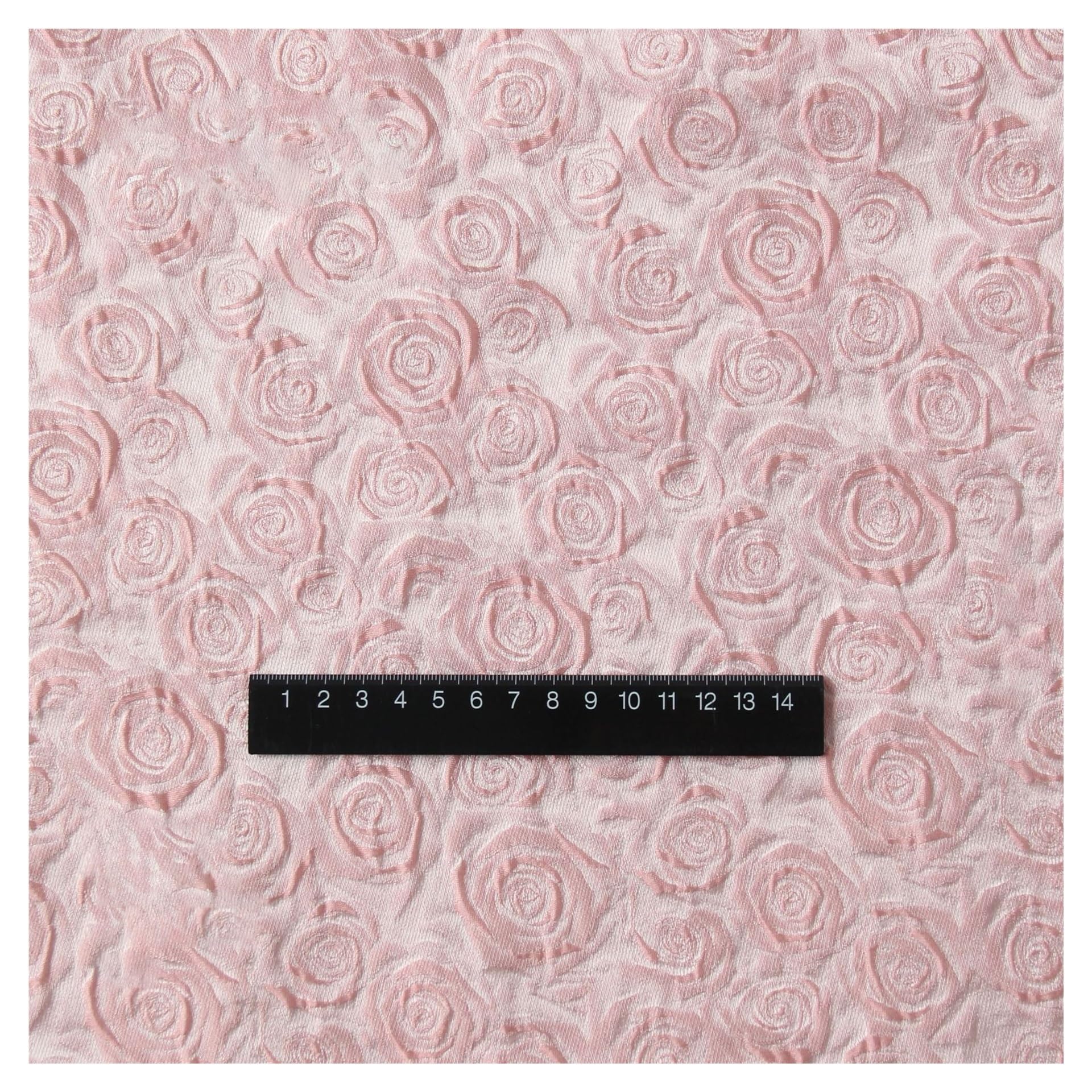 Tissu en satin jacquard for robe à coudre Cheongsam multicolore 45 cm x 160 cm(Pink)