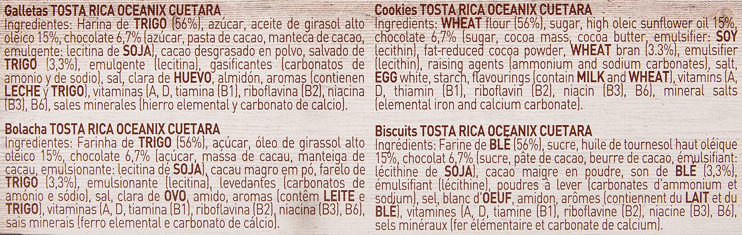 Tosta Rica Oceanix 400g