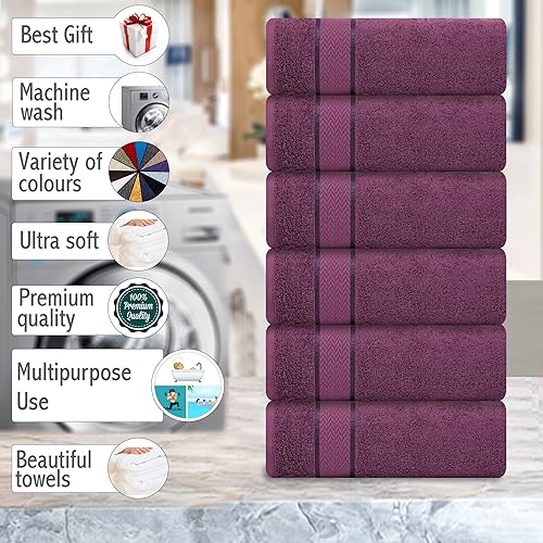 Vista 300 de Toalla de baño Parent 2-Morado