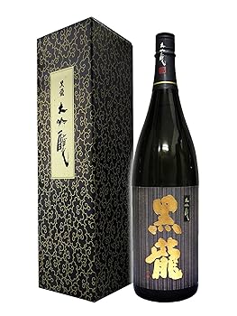 Amazon.co.jp: 黒龍(こくりゅう) 大吟醸 1.8L 箱つき : 食品