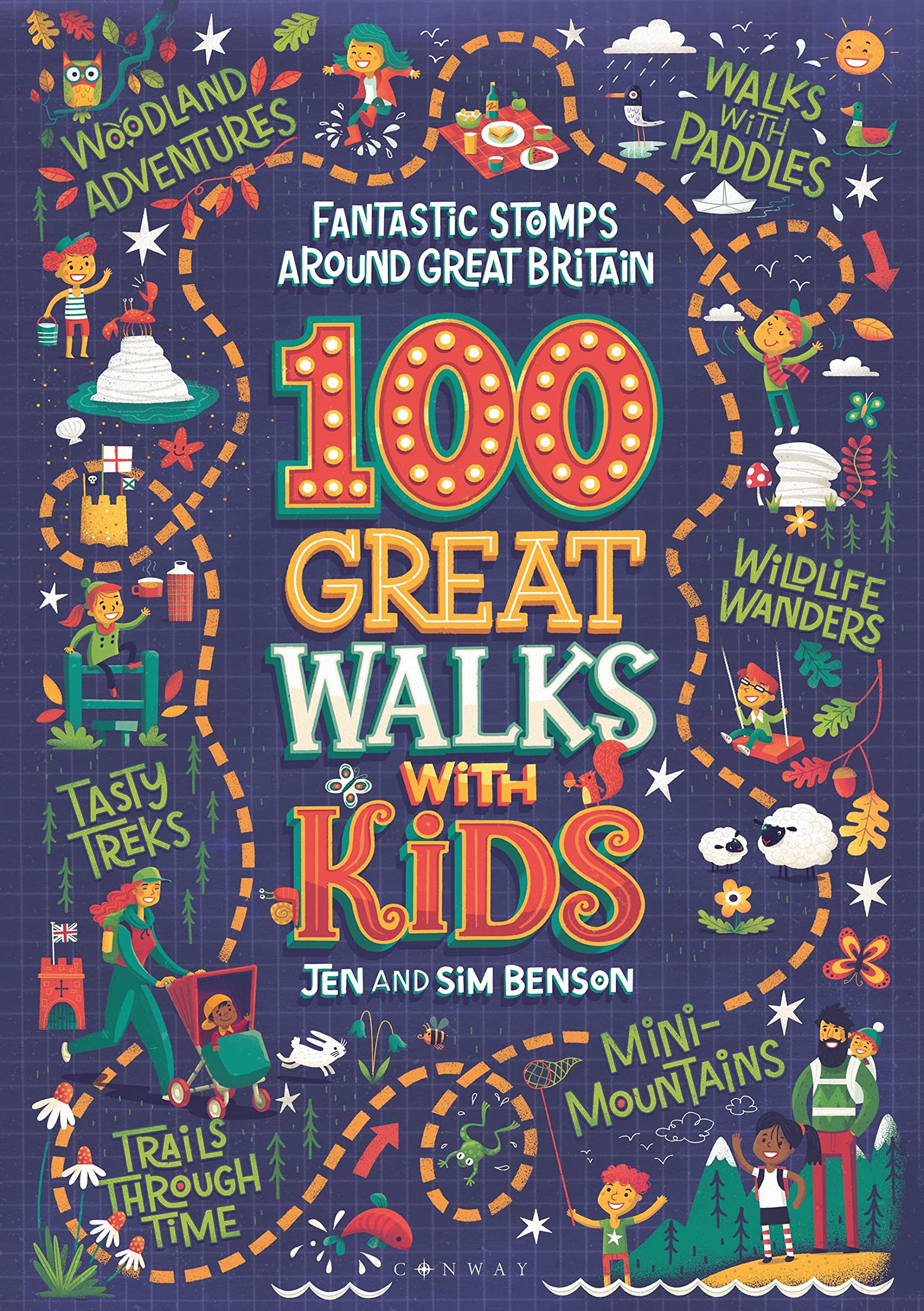 Jen Benson Sim Benson 100 Great Walks with Kids (Paperback) (US IMPORT)