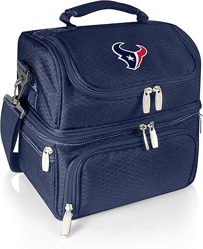 Vista 38 de PICNIC TIME NFL Pranzo - Lonchera unisex para adultos, lonchera aislada con juego de picnic, bolsa enfriadora para el almuerzo negro