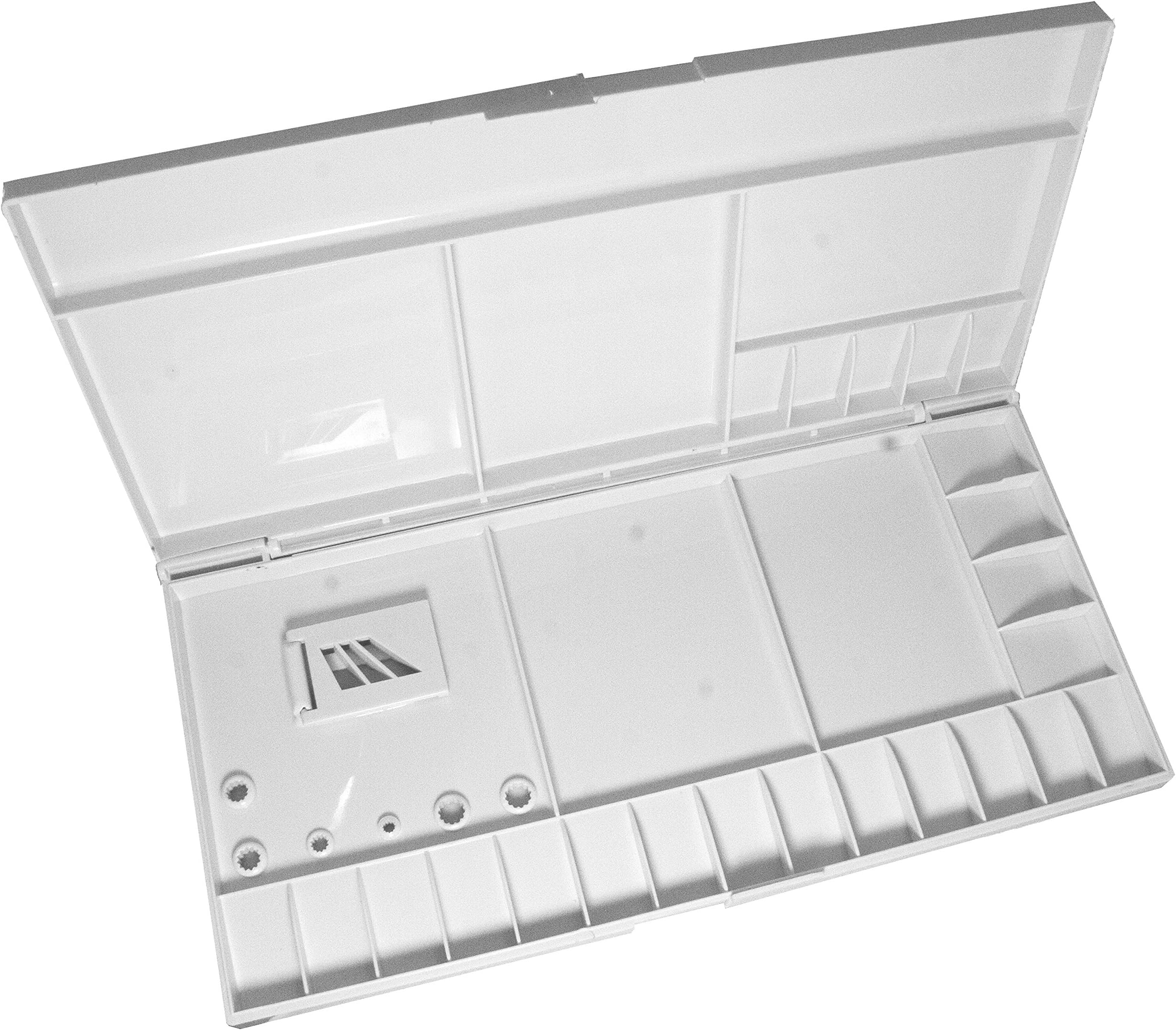 Farquar PAL-049 White Artist Studio Watercolor Folding Palette