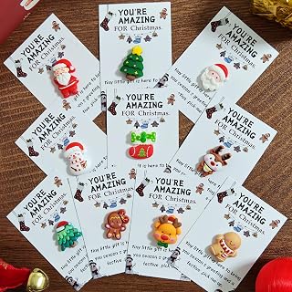 Christmas Pocket Hugs Gifts Bulk for Xmas Coworker Staff Employee Holiday Appreciation Gifts - Mini Christmas Resin Pocket Hug with Heartwarming Cards Emotional Support Decorations (10pcs)