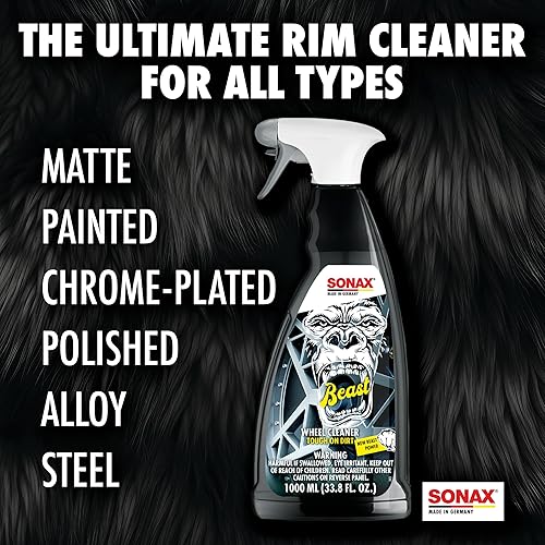 Vista 2 de SONAX Beast Wheel Cleaner Brake Dust Cleaner Color Changing Rim Cleaner Strong Wheel Cleaner Easy Wheel and Rim Cleaner Removes Baked On