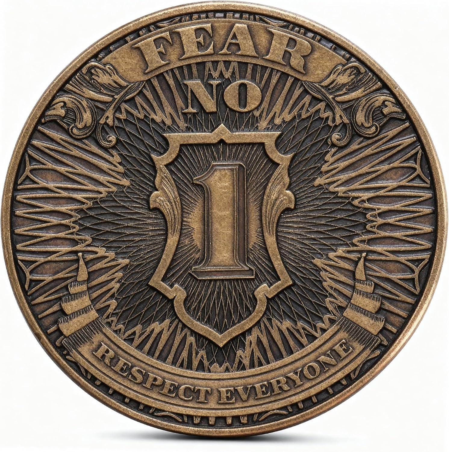 Badass Coin – Motivational Pocket Token for Confidence and Grit – EDC Daily Reminder – Bold Gift for Men & Women with Unshakable Attitude