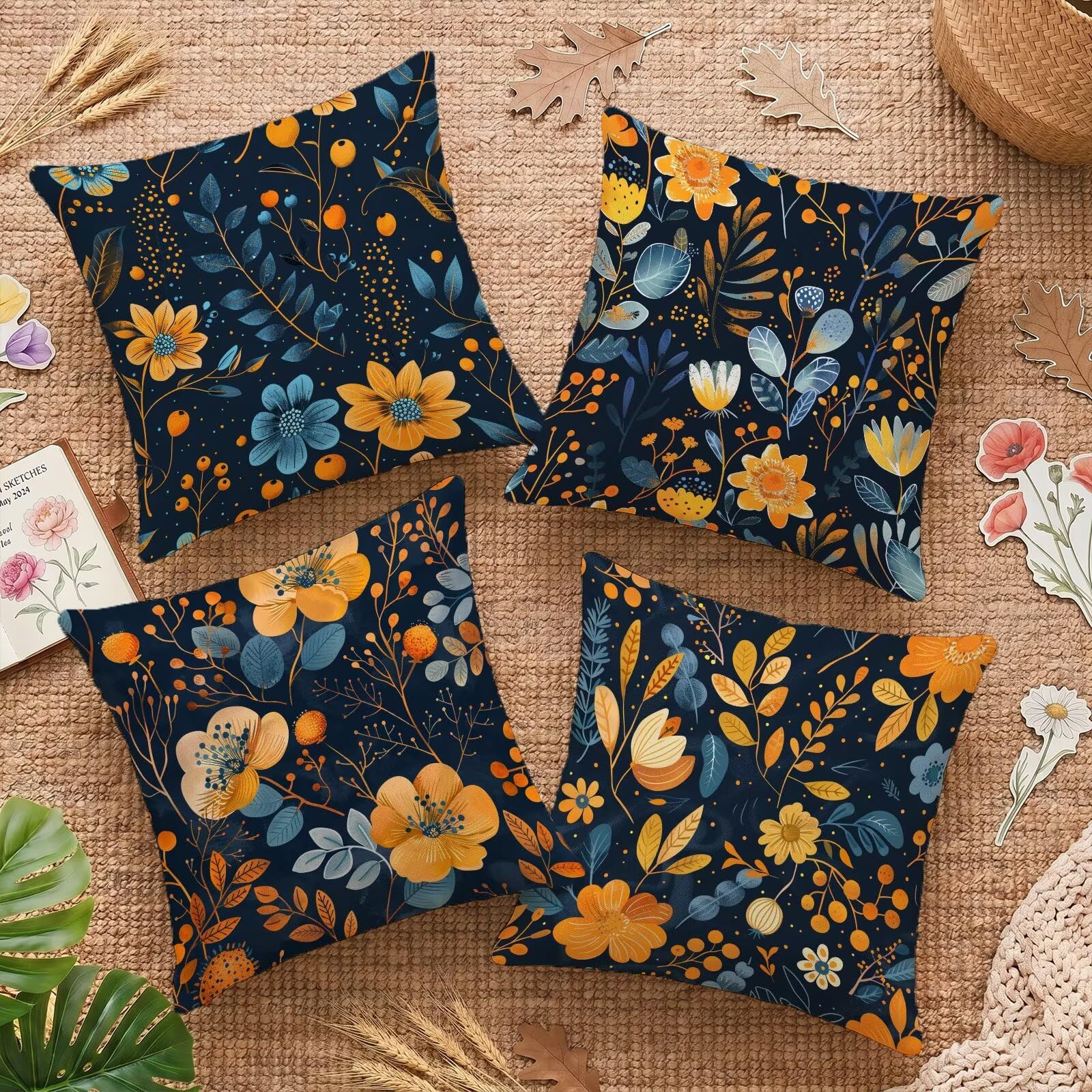 Housses de coussin 65x65cm imperméables contre l'humidité extérieure