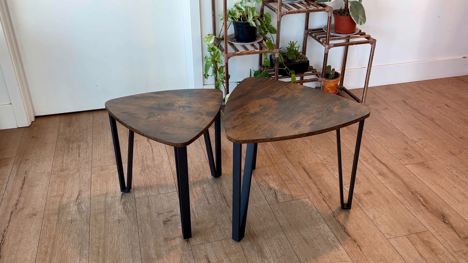 Amazon.com: VASAGLE Nesting Coffee Tables, End Tables Set of