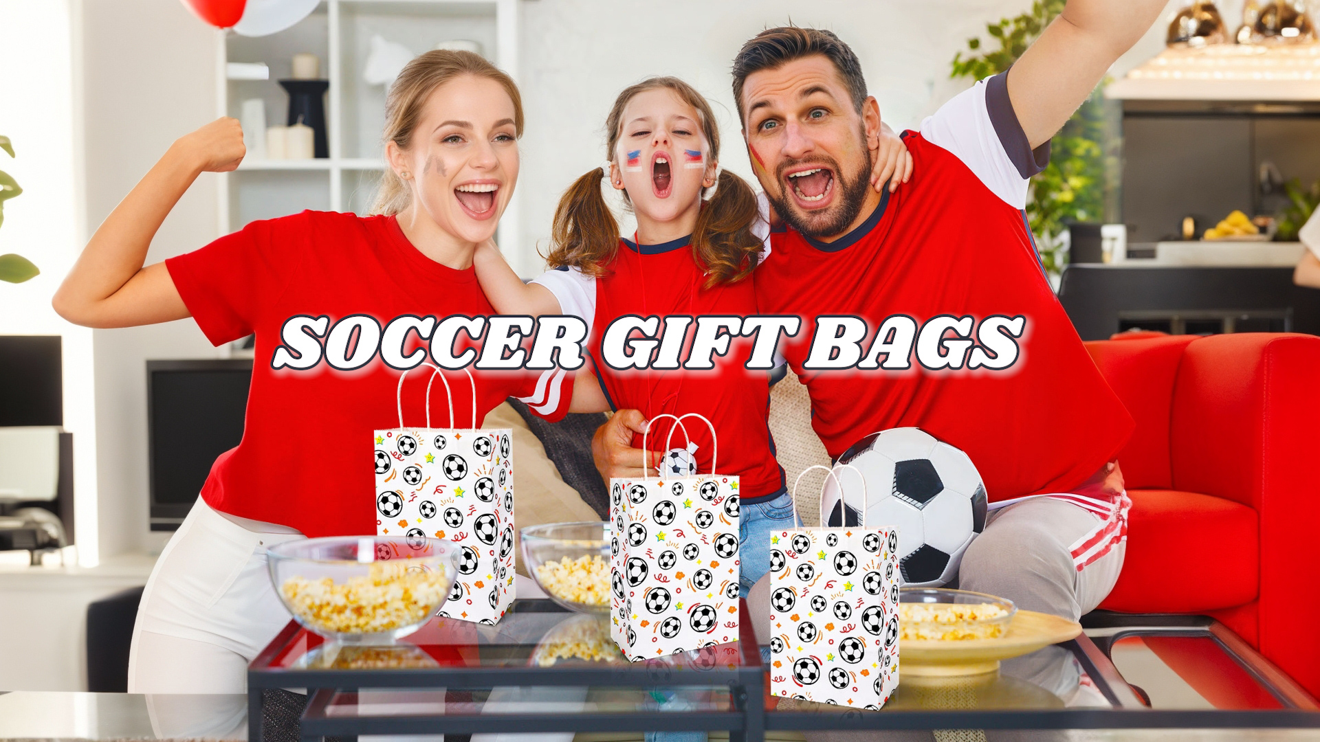 VGOODALL 16x Fußball-Leckerli-Boxen – Papp-Geschenkboxen Ca. 15,5x8,9x9,6 Cm, Für Mottopartys, Geburtstage & Events