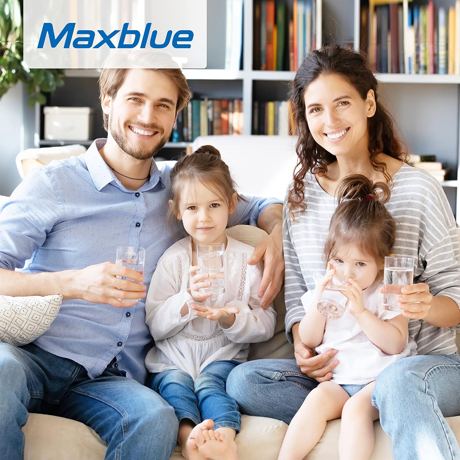 Maxblue RF-U8 Replacement Water Filter, Replacement for Maxblue U8-ST & U8-FC Under Sink Water Filtration System, 2 Years High Capacity