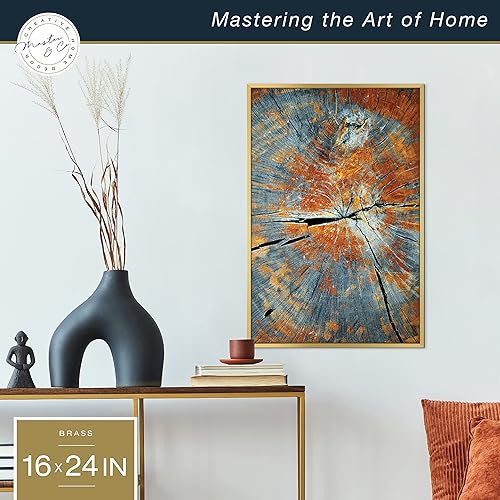 Vista 125 de MCS Master & Co. Foundry Gallery - Marco metálico de pared color negro, 16 x 24 pulgadas sin paspartú