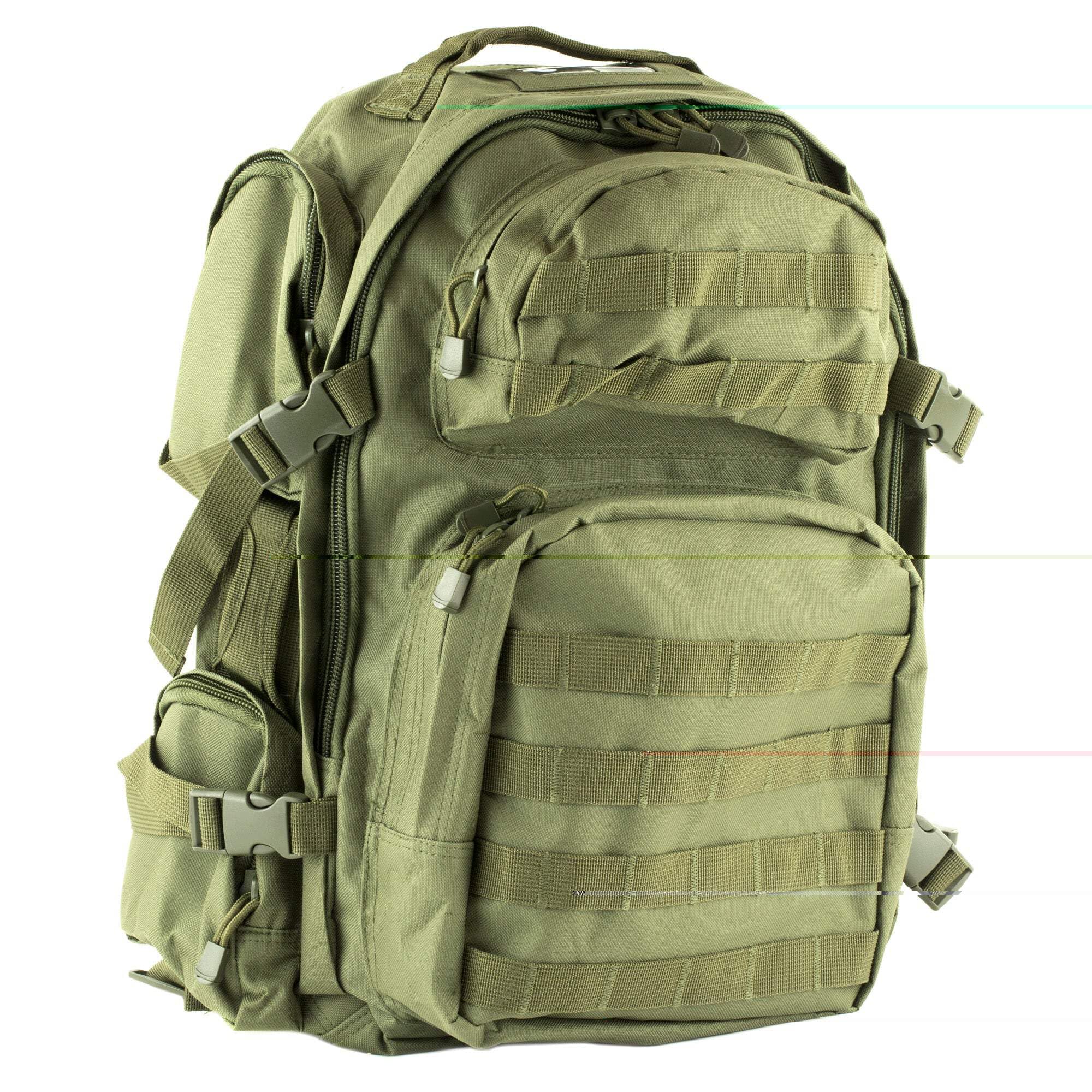 VISM Tactical Back Pack w/PALS Webbing - Green CBG2911