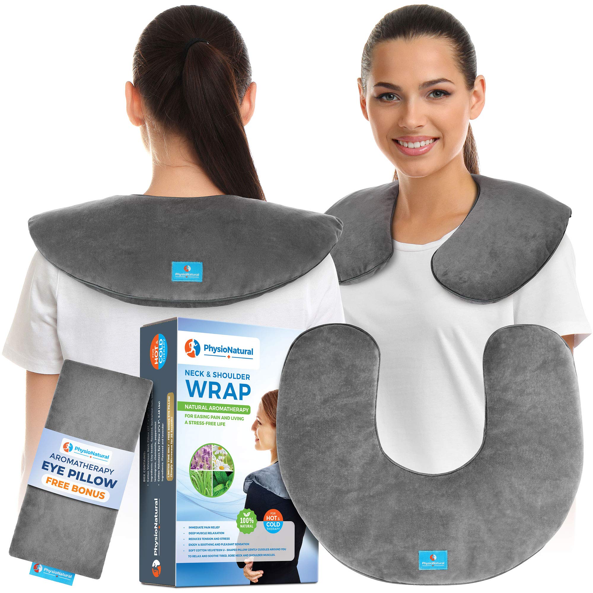 Microwavable Neck Wrap Instant Relief For Stiffness Muscle Pain