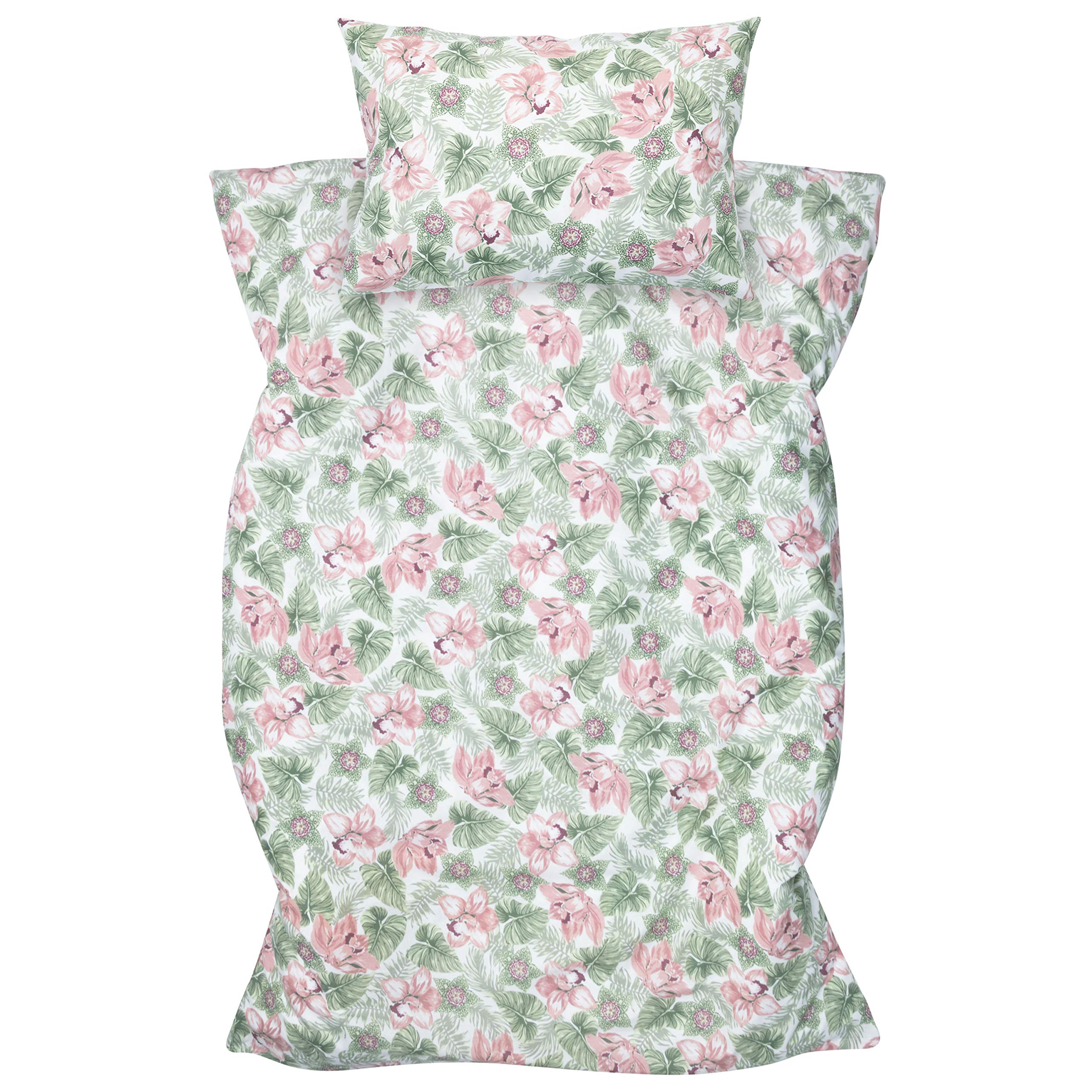Amilian Kinderbettwäsche 100x135 Baby Bettwäsche Set Größe Babybettwäsche 135x100 mit Kissenbezug 40x60 100% Baumwolle Babybett Kinderbettwäsche 100x135 Jungen Mädchen Bettwaesche