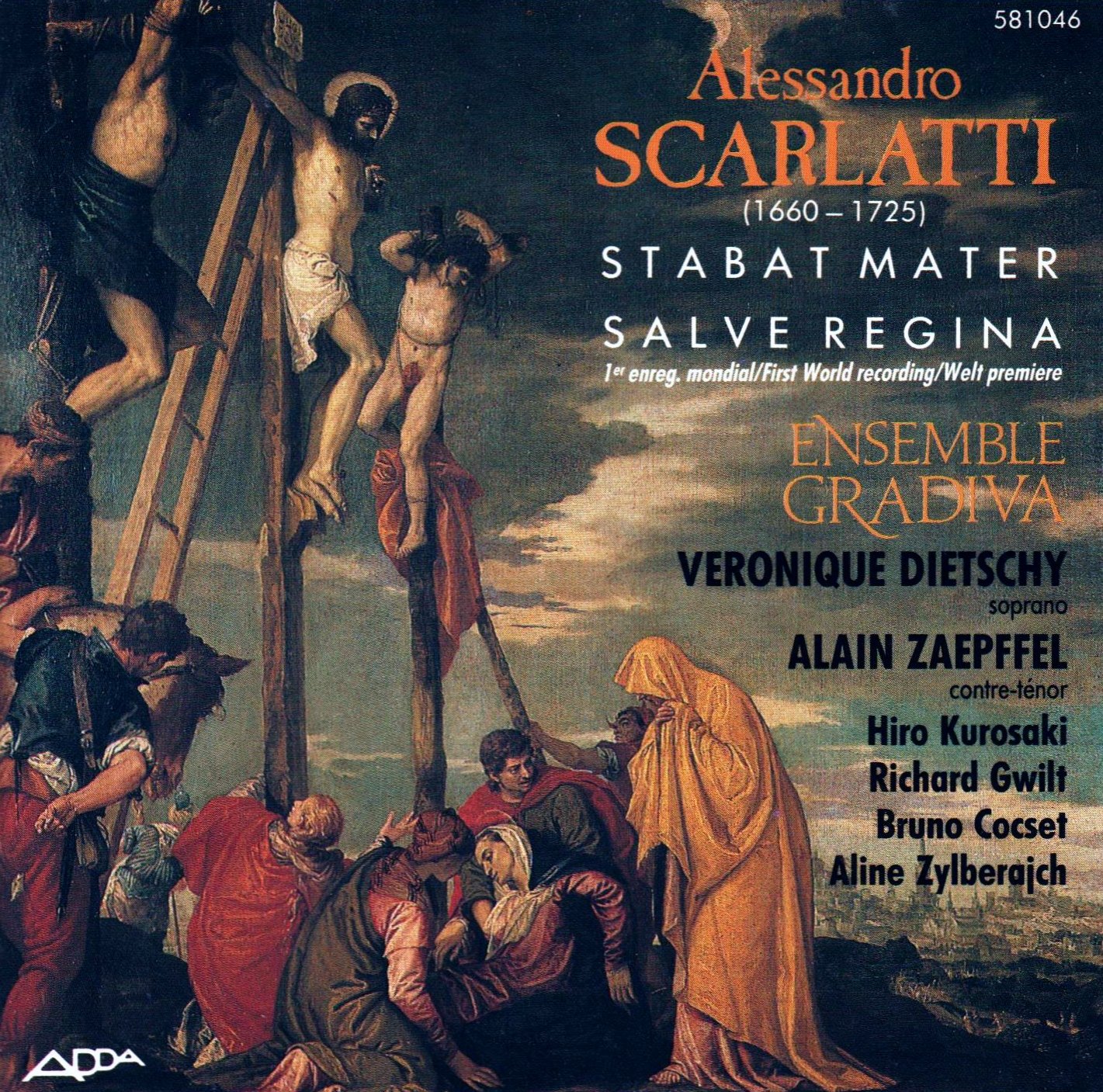 Scarlatti: Stabat Mater / Salve Regina (First World Recording) [Audio CD]