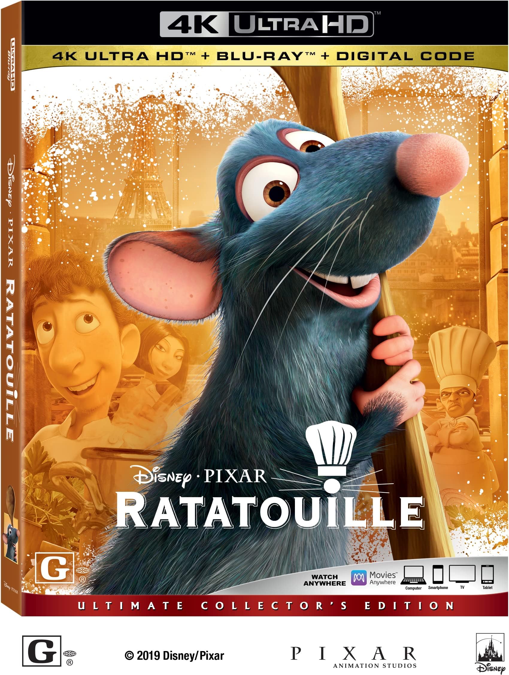 Ratatouille [Blu-Ray] [Region Free] (English audio. English subtitles)