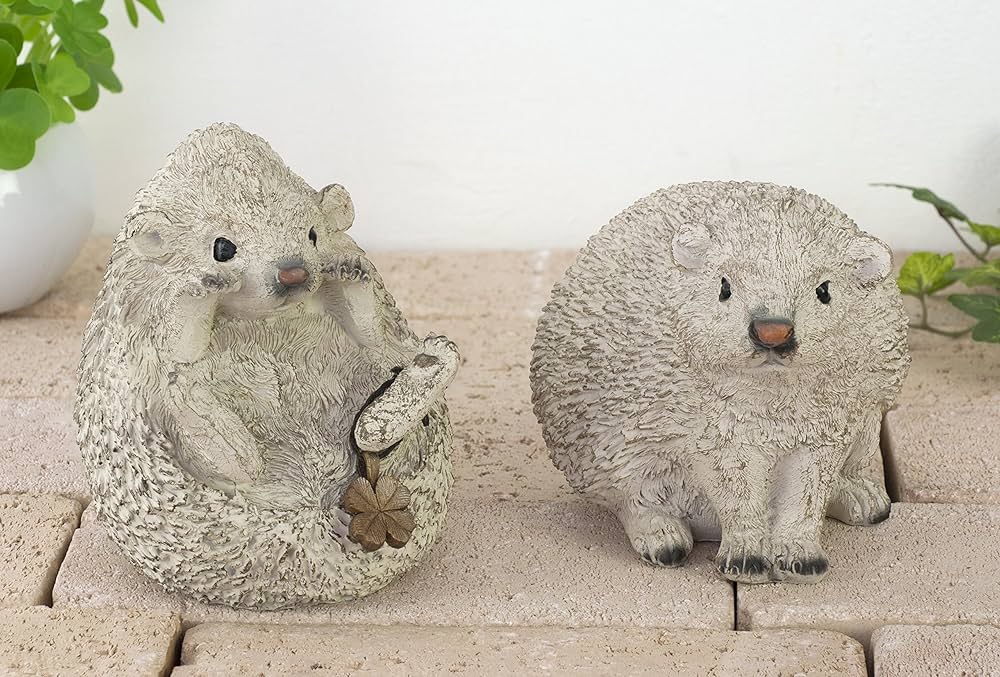 Amazon | Kishima キシマ ガーデンオーナメント ハリネズミ 2個
