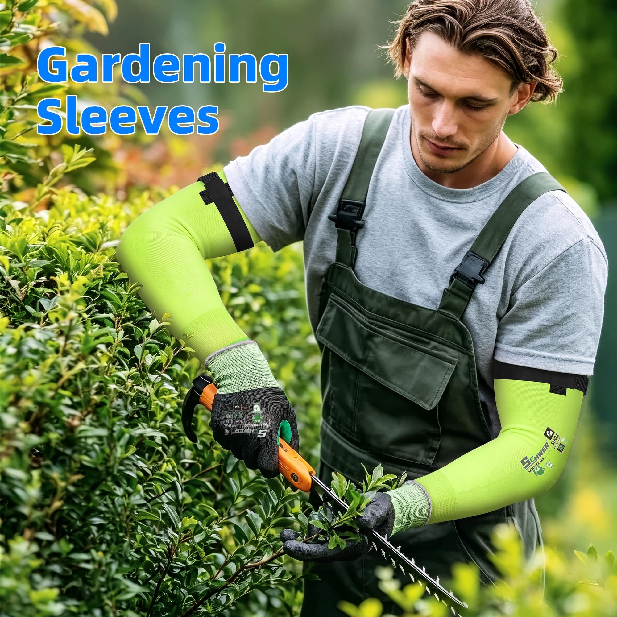Schwer 18in AIR-SKIN A6 Cut Resistant Arm Sleeves for Gardening, S901 — Amazon image 5