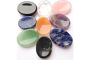 9 Gemstone Worry Stones for Positive Energy Crystal Healing