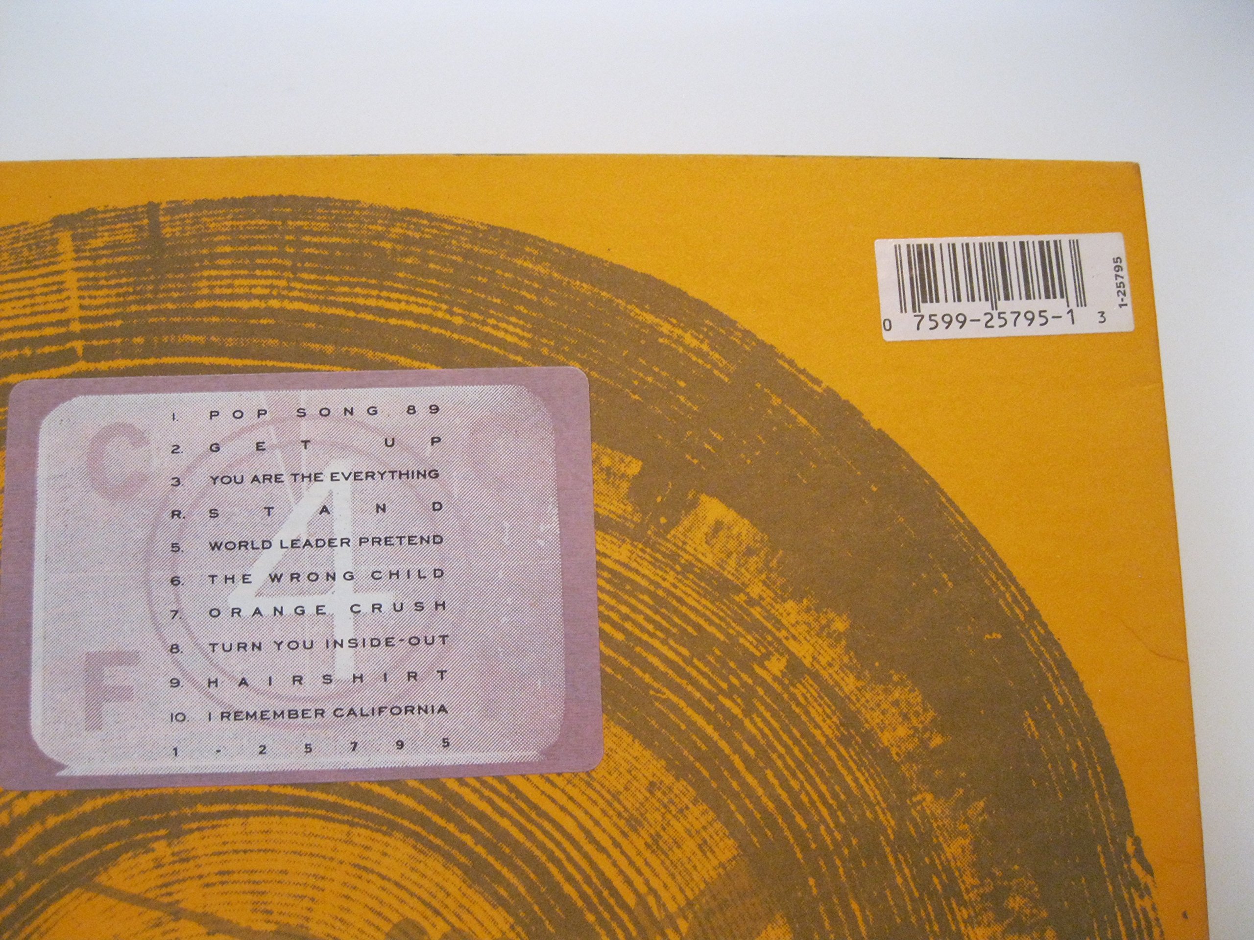 R.E.M. - Green - Warner Bros. Records - 925 795-1, Warner Bros. Records - WX 234
