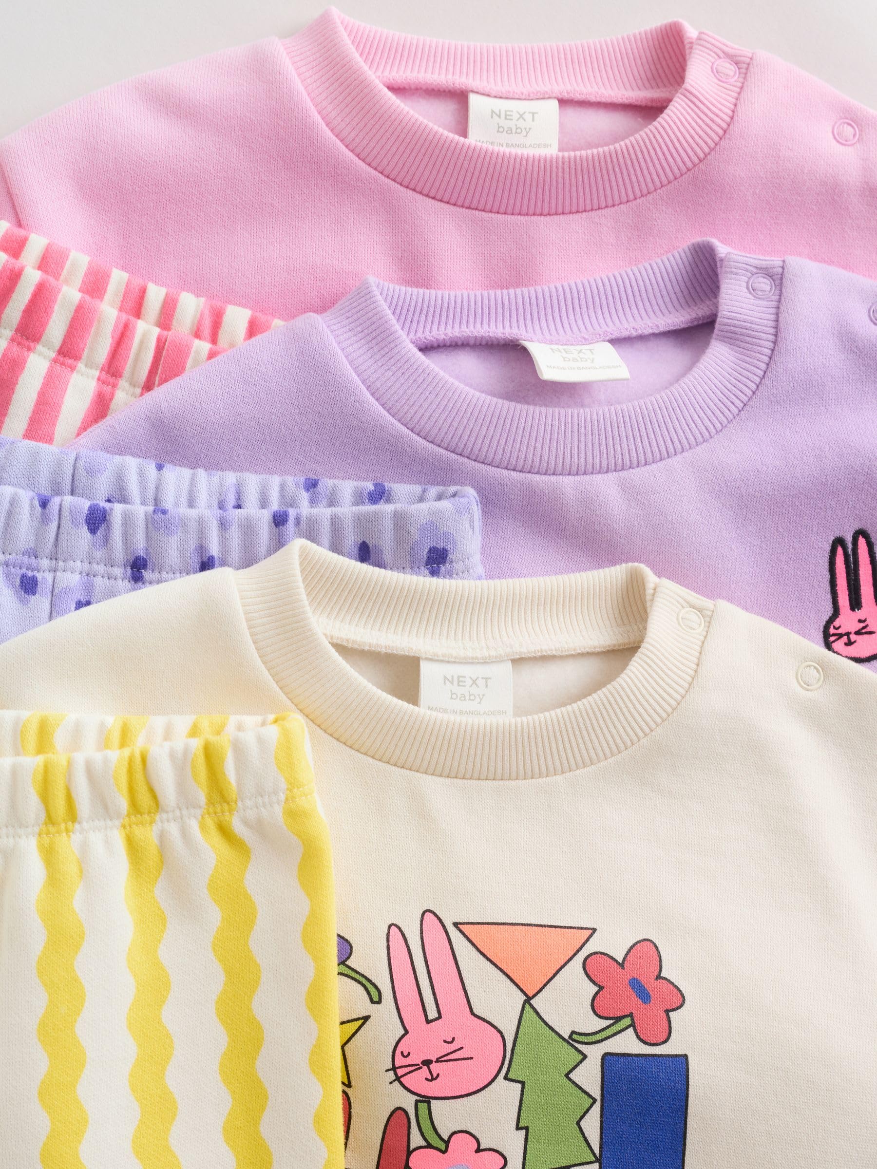 NEXT Baby Mädchen Sweatshirt und Jogginghose im Set