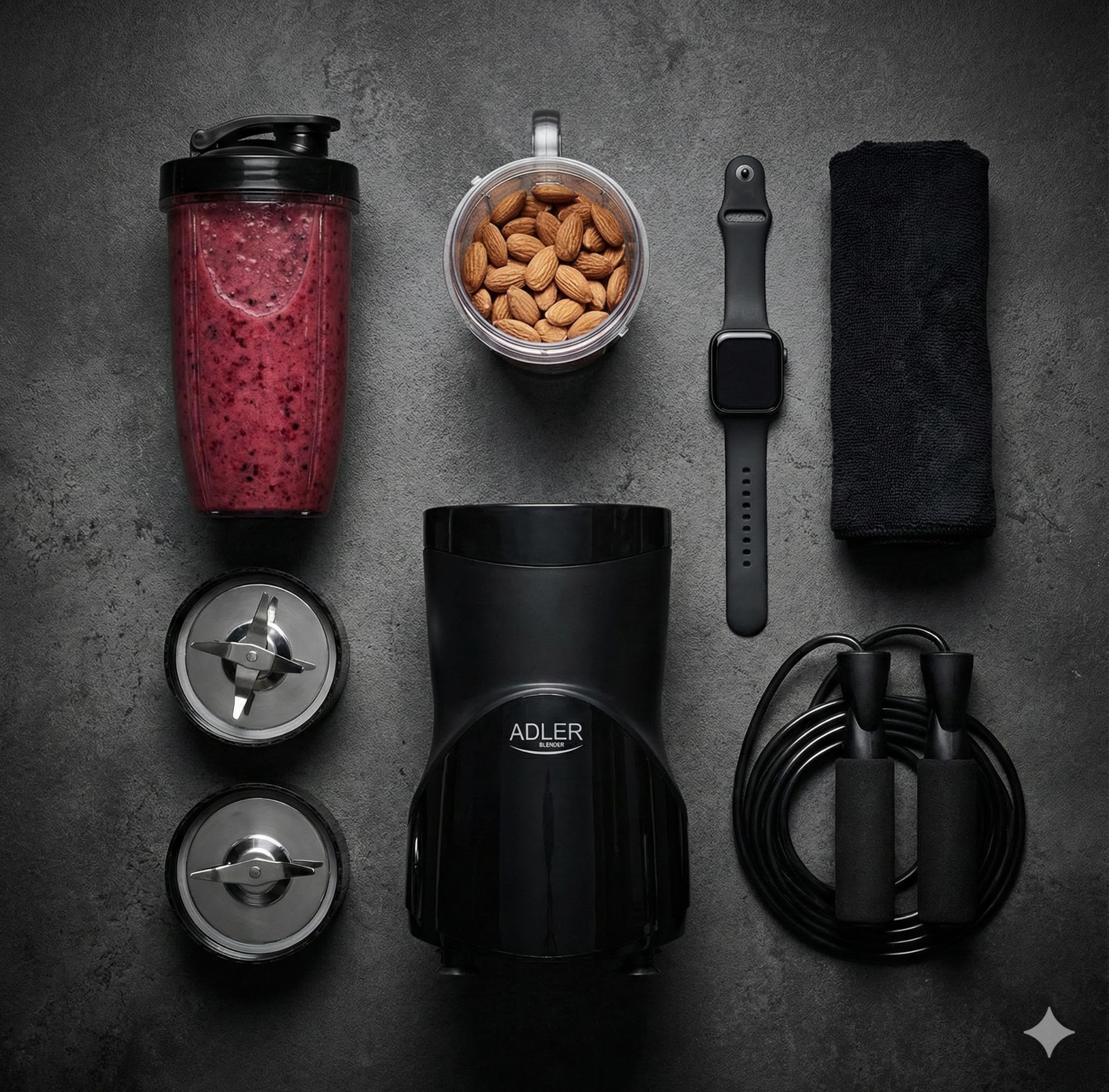 Adler ad 4084b AD 4084 Food Blender Black