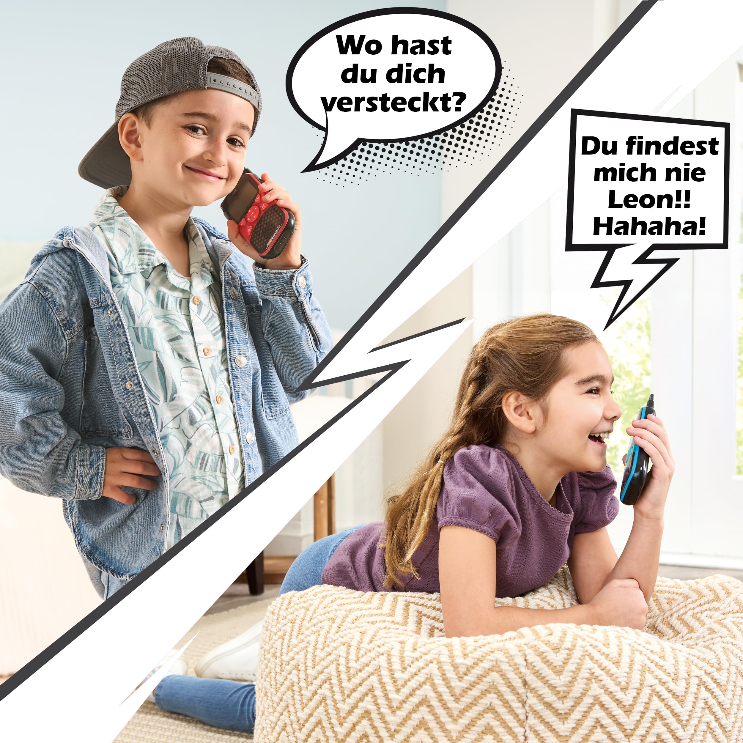 VTech KidiTalkie Explorer - 2X Walkie-Talkie 8-in-1 für Kinder