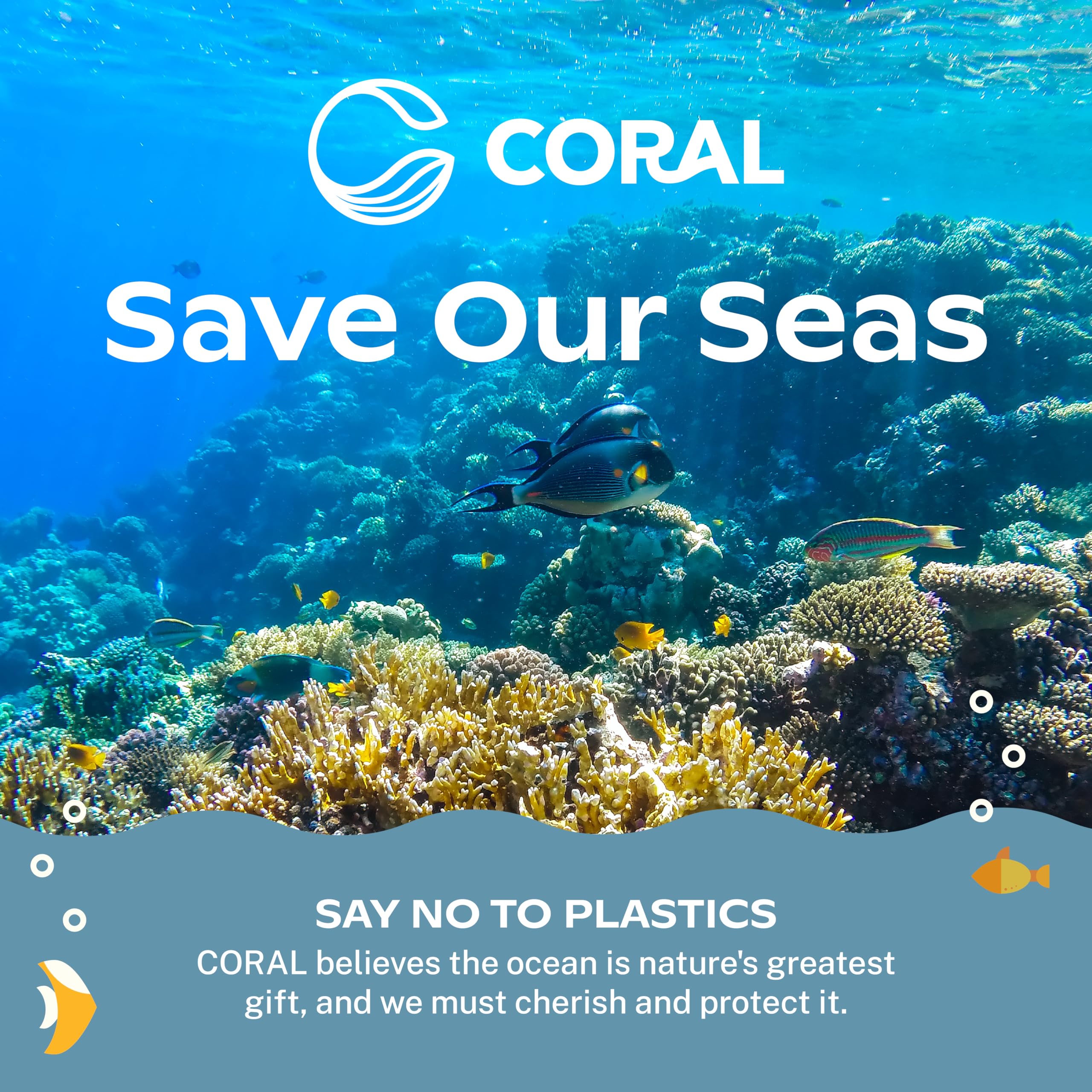 CORAL Ivory White 100% Compostable Spoons & Forks Set - 220 Pieces - No Plastic Utensil 110 Forks, 110 Soup Spoons - Break Resistant with Smooth Edges, Ocean Friendly Alternative to Plastic Silverware