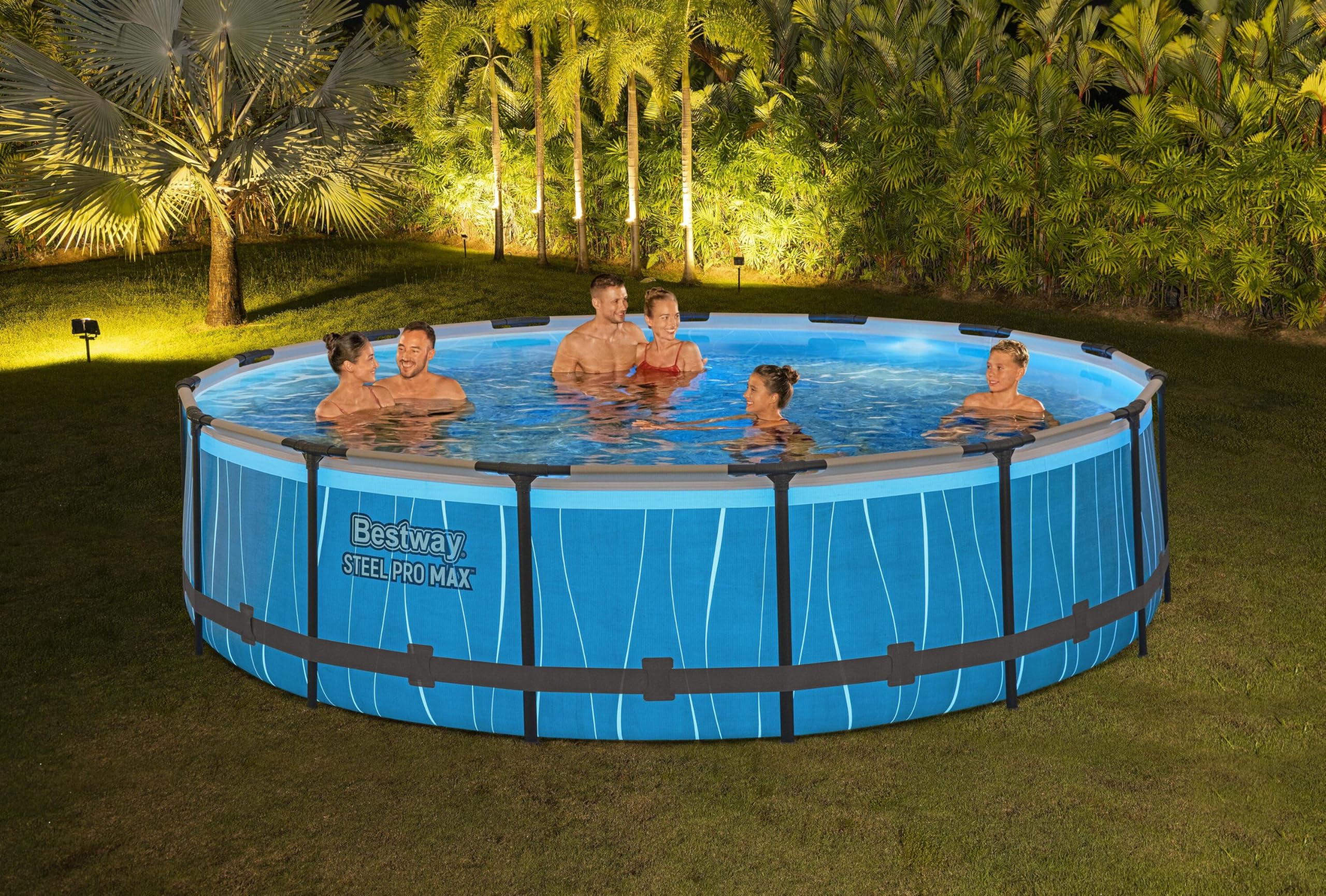 Bestway 561HR-7 Piscina base fuori terra Steel Pro Max da 457x107 cm