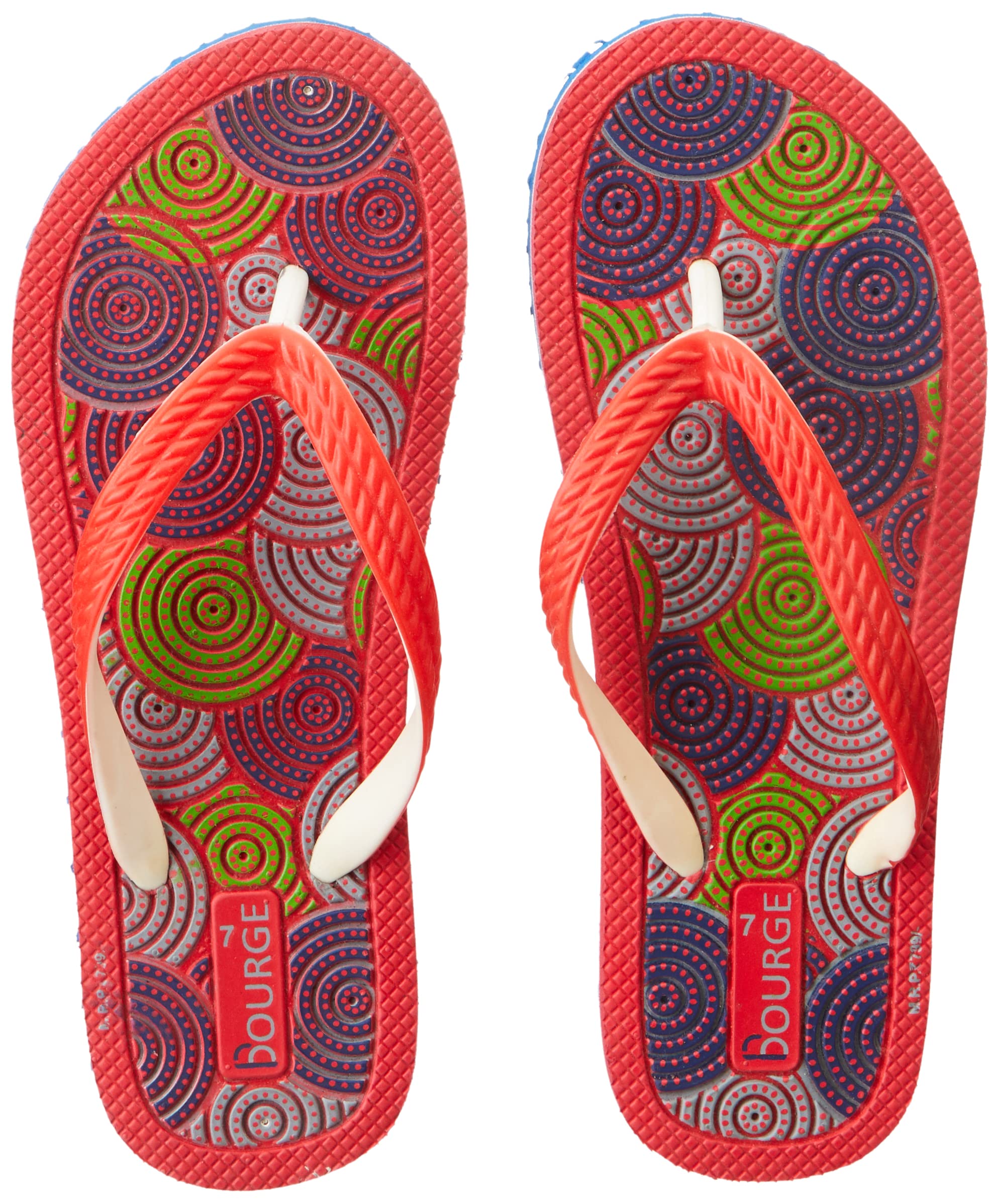 Bourge Womens Gallery-z3 Red and Black Flip-Flops-7 Kids UK (Gallery-252-07) (B08MBDNZ53) Amazon Price History, Amazon Price Tracker