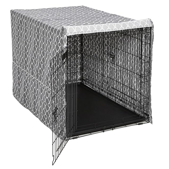 MidWest Homes for Pets - Funda para jaula de perro XL con protector de tela de teflón, funda de privacidad…