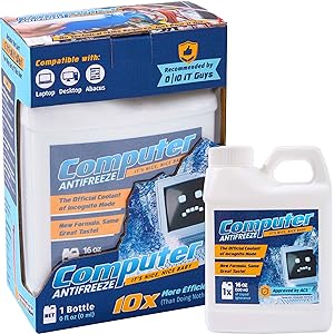 Witty Yeti Hilarious Gag Gift Computer Antifreeze 