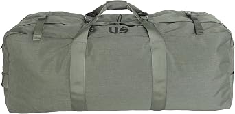 USGI Industries Military Style Deployment Duffel Bag for Camping, Hiking & Travel