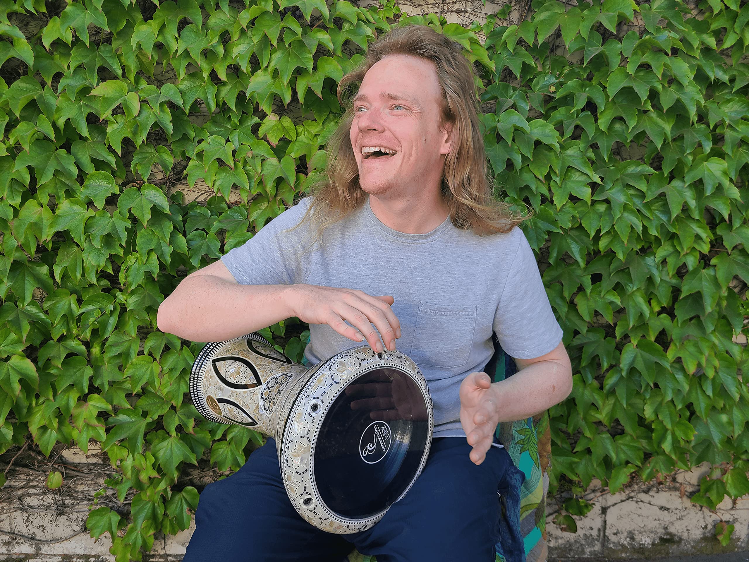 Gawharet El Fan Darbuka Drum (14 Point Star) : Amazon.in: Musical