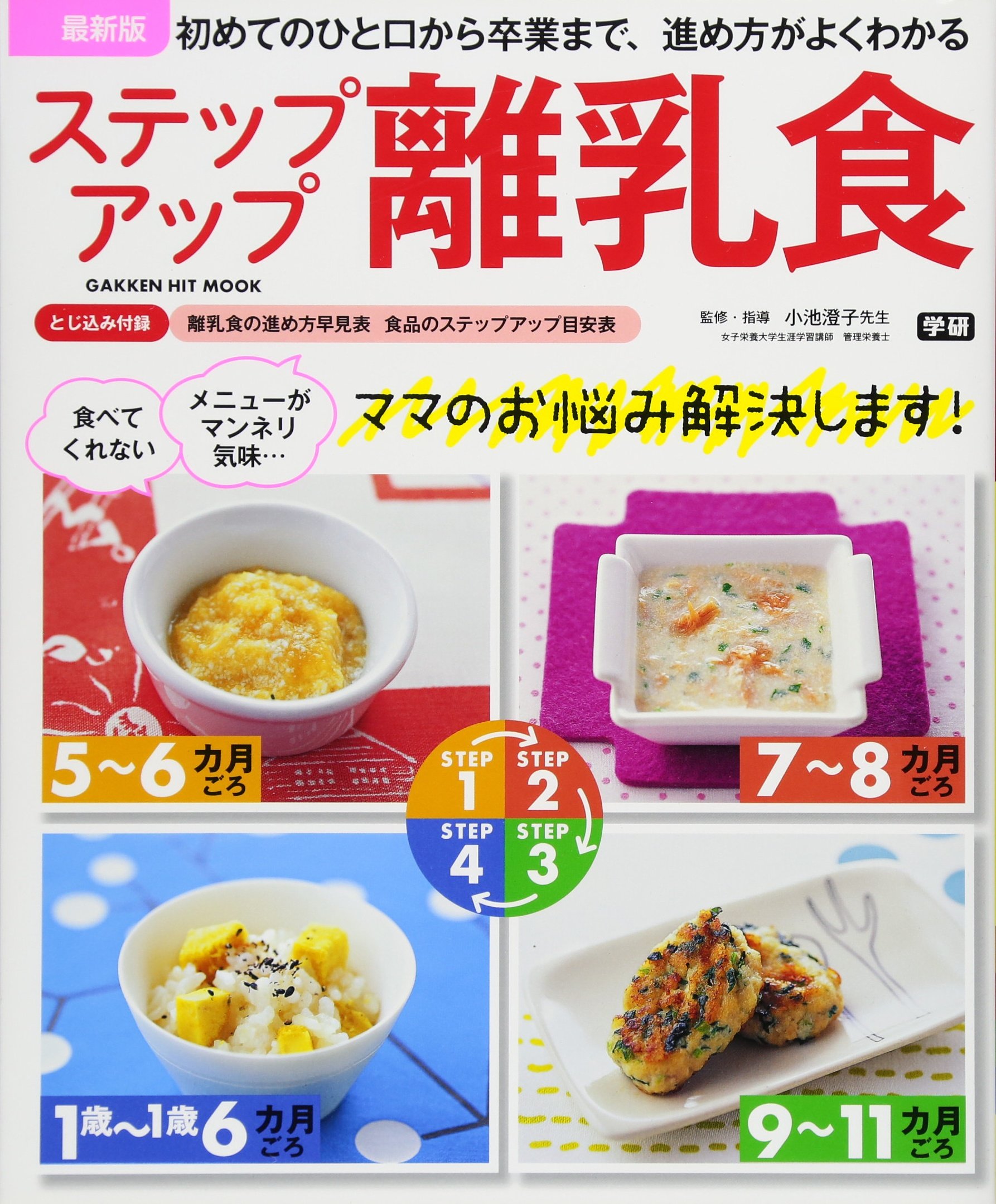 最新版 ステップアップ離乳食 学研ヒットムック 小池澄子 本 通販 Amazon 最新版 ステップアップ離乳食 学研ヒットムック 小池澄子 本 通販 Amazon