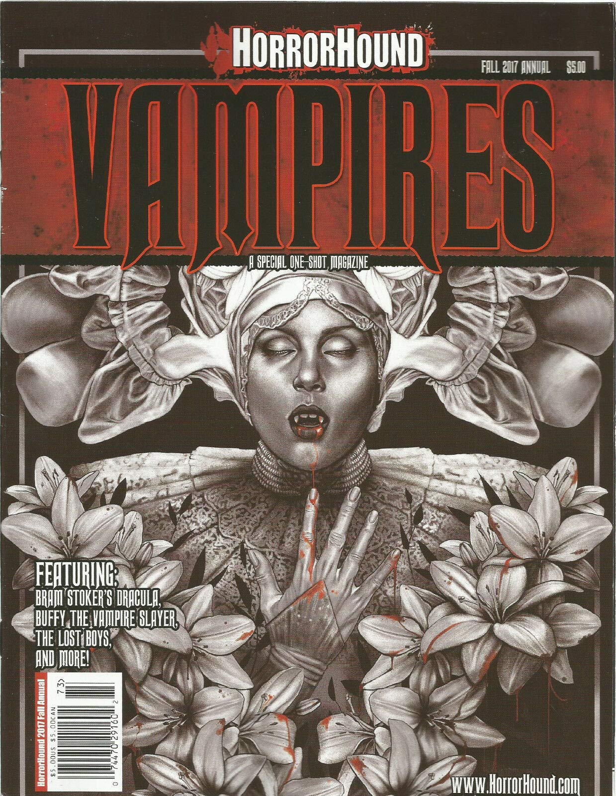 HORRORHOUND VAMPIRES MAGAZINE FALL 2017, ANNUAL DRACULA A SPECIAL ONE-SHOT.