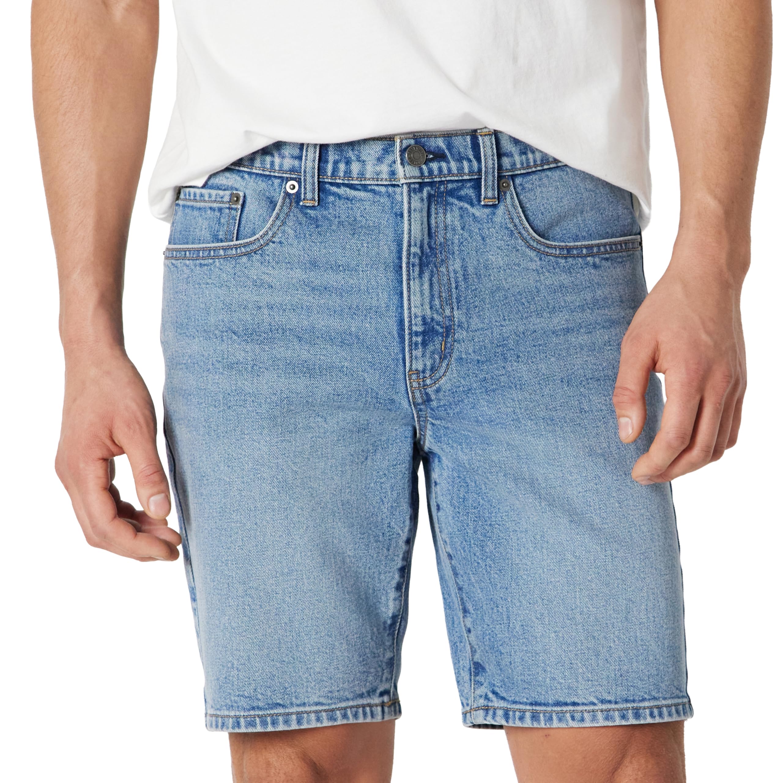 Amazon Essentials Mens Heavyweight Stretch Straight-Fit Jean Shorts