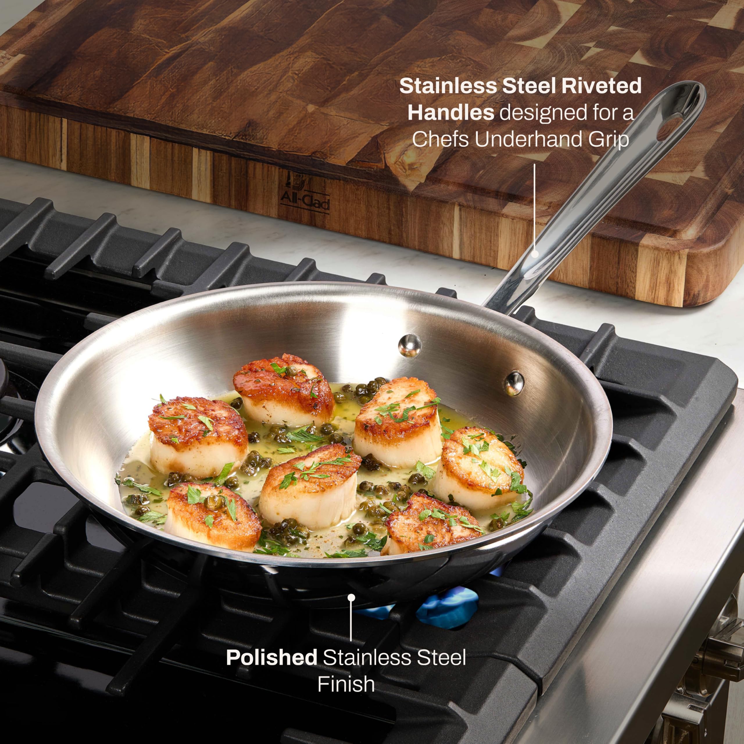Amazon.com: All-Clad D3® Stainless Steel 10