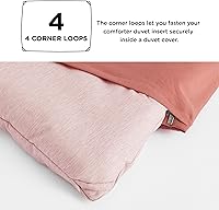 Vista 188 de Bedsure - Juego de edredón tamaño matrimonial de 3 piezas, teñido catiónico azul marino, ropa de cama para todo el año, 1 edredón de 82 x 86