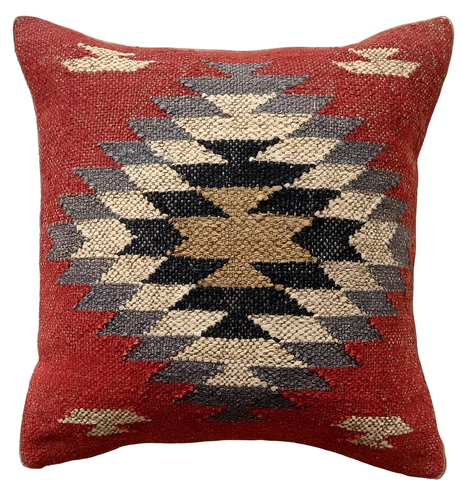 Coussin Kilim carré fait main, une housse déco qui raconte une histoire