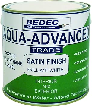 Bedec Aqua Advanced Satin Brilliant White 2.5lt