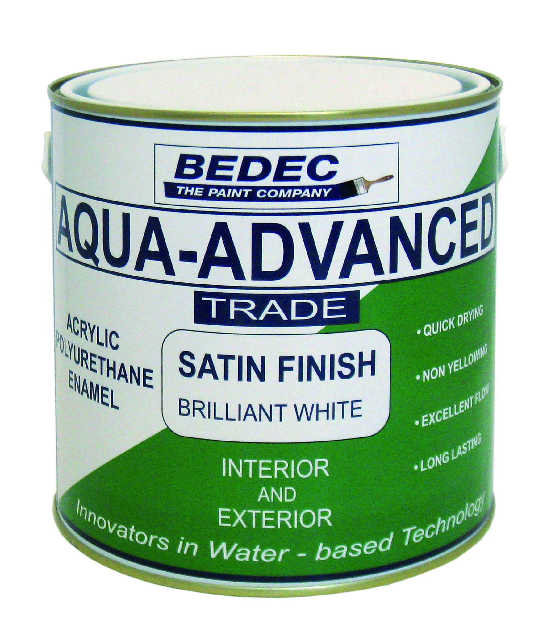 Aqua-Advanced Black Satin, 2.5 litres