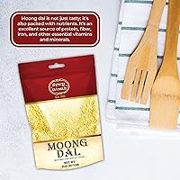 Vista 7 de Moong Dal 2 libras (frijoles secos divididos) ~ Lentillas doradas indias ~ 100% natural y puro – por Spicy World