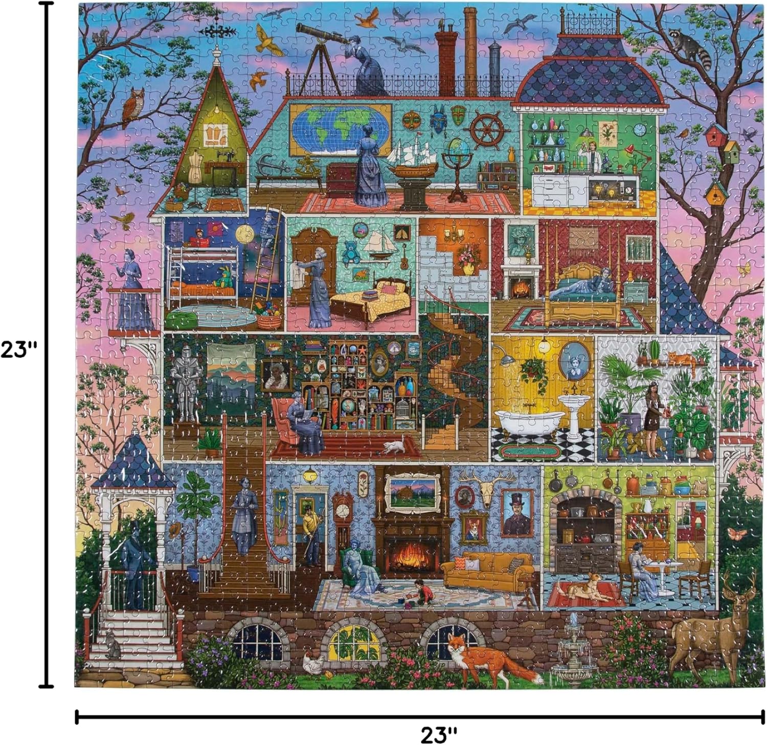 The Alchemist's Home 1000 Piece Multicolor Fantasy Jigsaw Puzzle