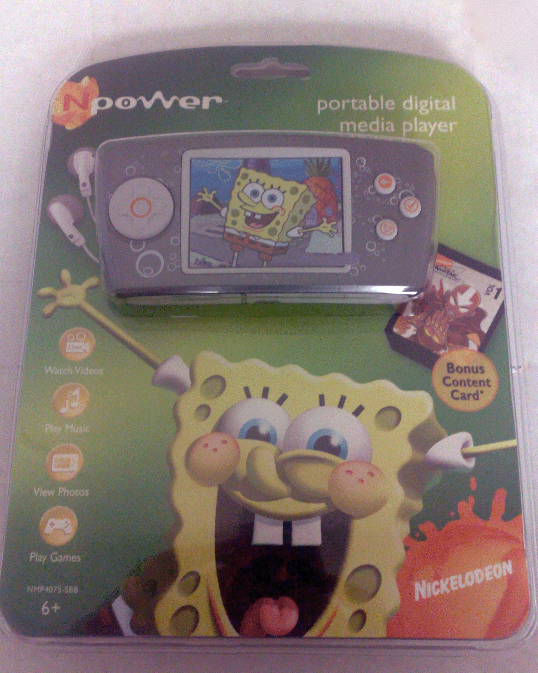 その他 Spongebob Media Player 1G Silv by Memorex bme6fzu Spongebob Media Player 1G Silv by Memorex bme6fzu